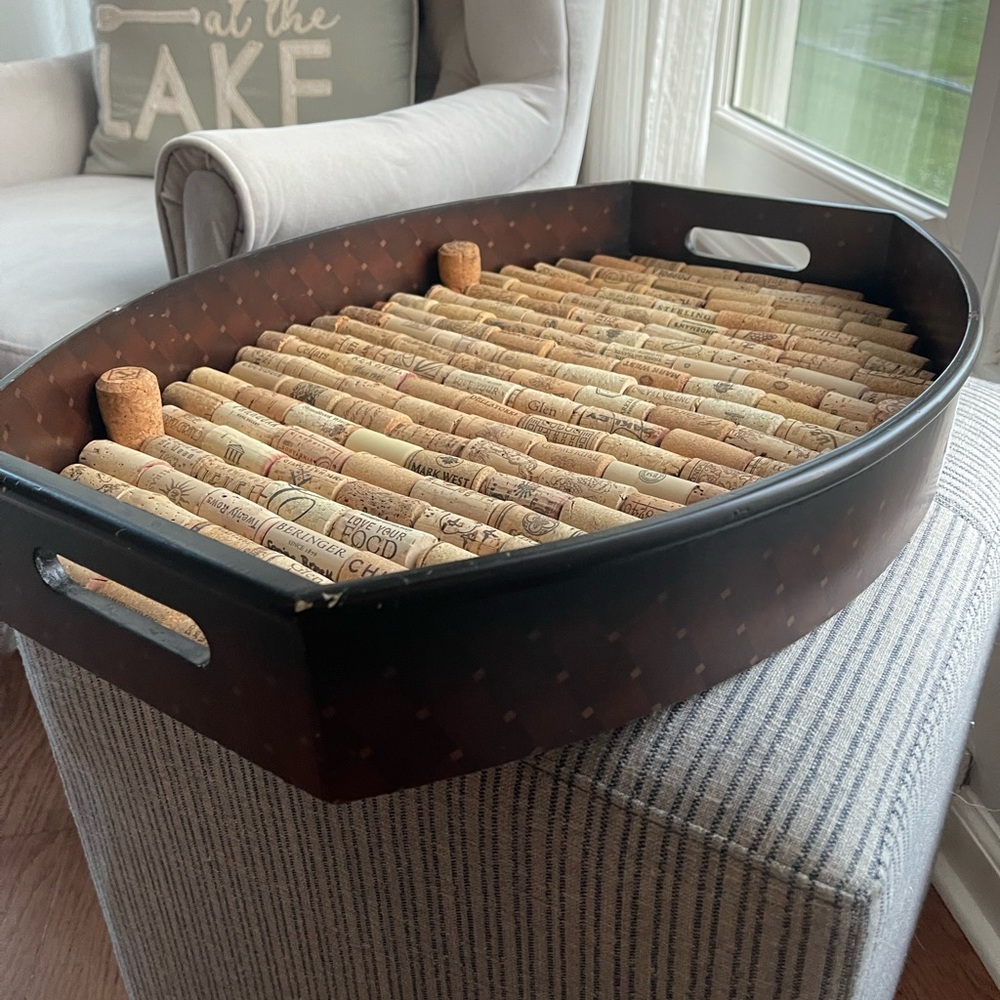 Rustic cork tray - Picture 2 of 5